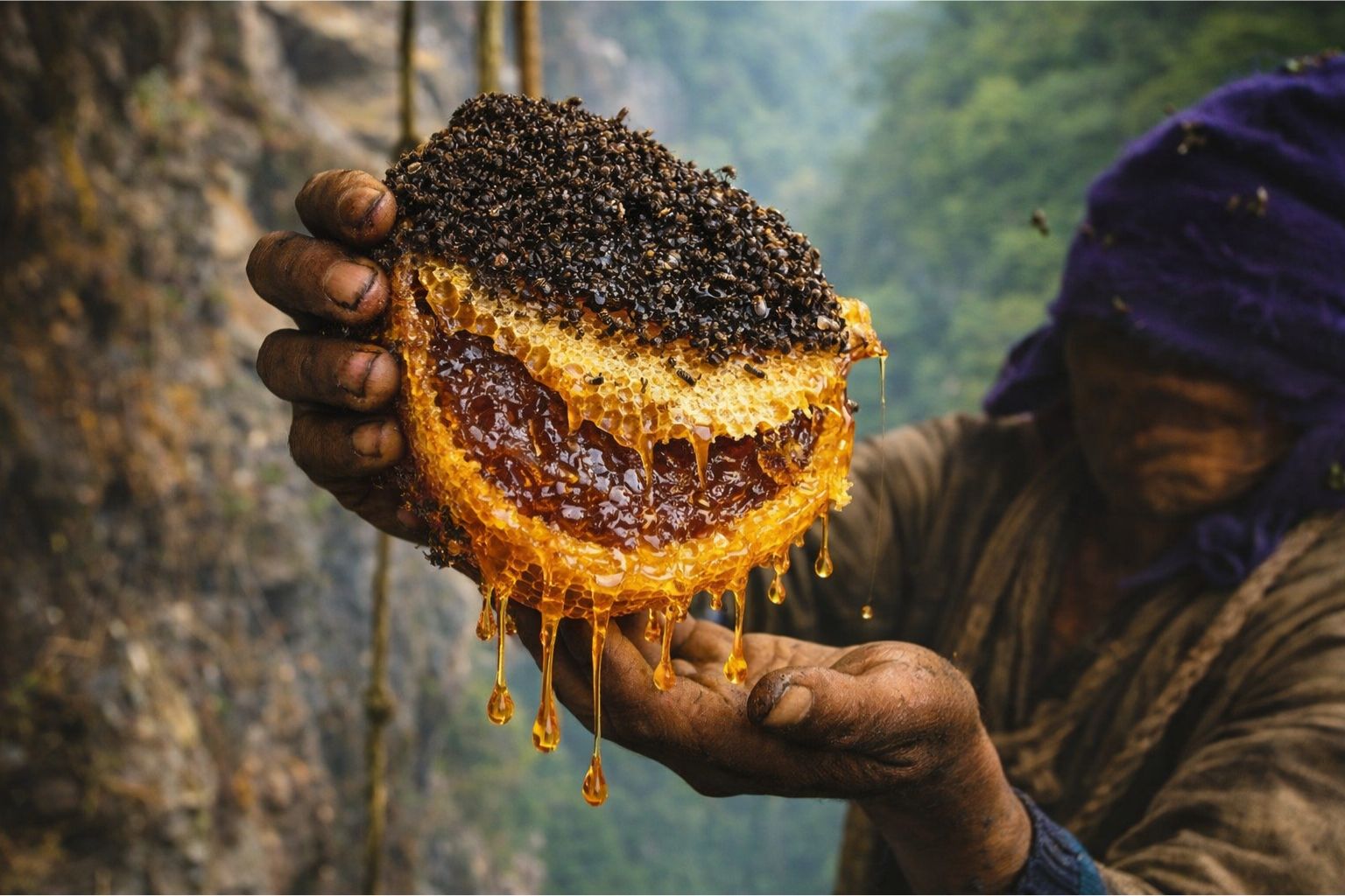 Mad Honey Hunting in Nepal: Ancient Cliffside Adventure in Lamjung & Myagdi